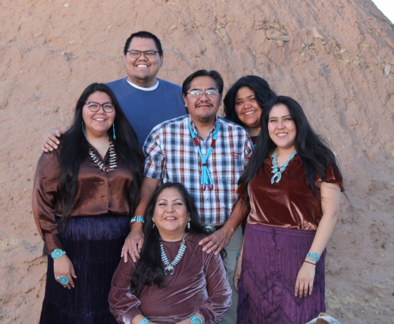 Jamie Harvey with his family